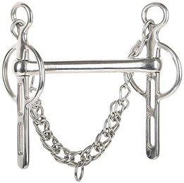 Produktbild von Gebiss Liverpool pour cheval avec 2 passages de rênes Harry's Horse 15 mm