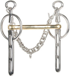 Produktbild von Gebiss Liverpool pour cheval avec 3 passages de rênes Harry's Horse 14 mm