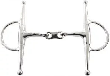 Produktbild von Gebiss mit Filet, Vollwange aus Edelstahl mit französischen Gliedern für Pferde Weatherbeeta Korsteel