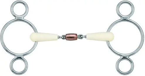 Produktbild von Gebiss Pessoa Doppelgelenk für Pferd Soyo Happy Mouth