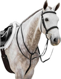 Produktbild von Geflochtene Lederzügel für Pferde LeMieux Hunter