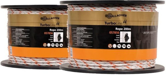 Produktbild von Geflochtene Zaunschnur Gallagher TurboLine - 2 x 200 m