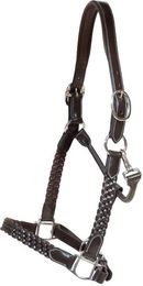 Produktbild von Geflochtenes Lederhalfter für Pferde Dy'on