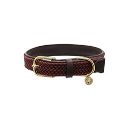 Produktbild von Geflochtenes Nylon-Hundehalsband Kentucky Bordeaux M/L 58cm