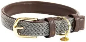 Geflochtenes Nylon-Hundehalsband Kentucky - 50 cm – Bild 1 von 9