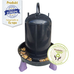 Produktbild von Geflügel Futterautomat Kunststoff 5 kg - Bajonettverschluss - Recycling - Hühner Futterautomat