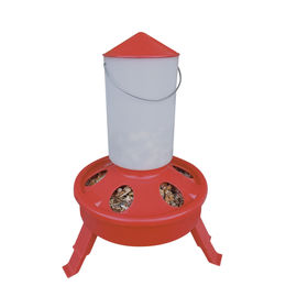 Produktbild von Geflügel Futterautomat Kunststoff - Drehverschluss & klappbare Füße -  1,5 kg