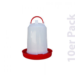 Produktbild von Geflügel Tränke mit Bajonettverschluss - 1,2 Liter - 10er Pack - Hühner Tränke
