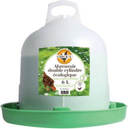 Produktbild von Geflügeltränke Doppelzylinder grüne Linie Chick'A