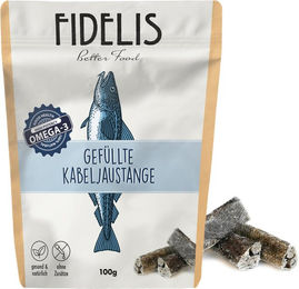 Produktbild von *gefüllte Kabeljauhautstange (100g)