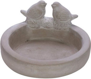 Produktbild von Gehlmann Zementvogeltränke mit 2 Vögeln