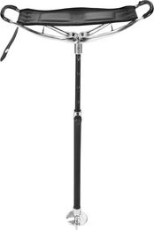 Produktbild von Gehstock Ledersitz verstellbar Aluminium Horka