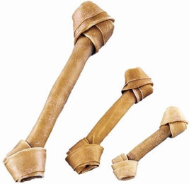 Produktbild von Geknoteter Knochen aus Rohleder für Hunde Nobby Pet 45 g