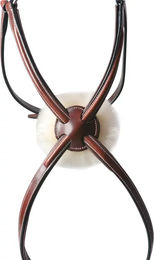 Produktbild von Gekreuztes Reithalfter aus Schafsfell HorseGuard