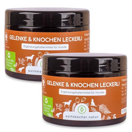 Produktbild von Gelenktabletten für Hunde mit Grünlippmuschel & MSM - 2 x 300 g