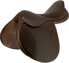Produktbild von Genarbter Springreitsattel Eric Thomas Fitter