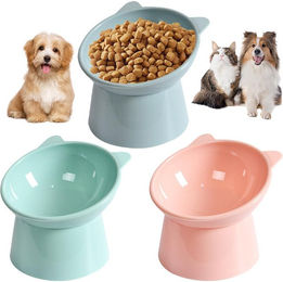 Produktbild von Geneigter Katzenfutternapf ergonomisch rutschfest