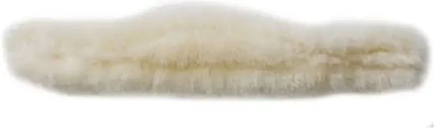 Produktbild von Genickstückscheide für Pferde aus Leder und Schaffell Kavalkade