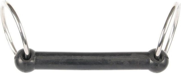 Produktbild von Gerades Gebiss für Pferde aus Gummi Harry's Horse