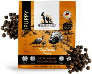 Produktbild von German Shephy Trockenfutter für Welpen Truthahn & Kartoffel - 3 kg