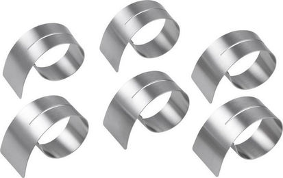 Produktbild von Geschirr Serviettenringe Uni 6er-Pack