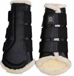 Produktbild von Geschlossene Gamaschen für Pferde aus Leder, Montar Tech