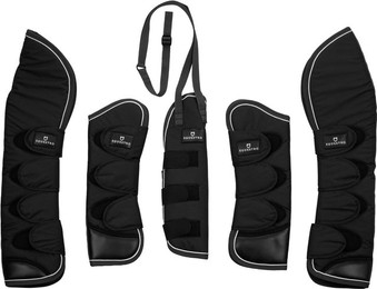Produktbild von Geschlossene Gamaschen für Pferde mit Schweifschutz Equestro Travel