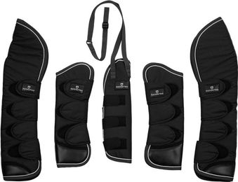 Produktbild von Geschlossene Gamaschen für Pferde mit Schweifschutz Equestro Travel