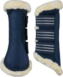 Produktbild von Geschlossene Vorderbeingamaschen Sehnenschutz mit Fell Horze Lincoln