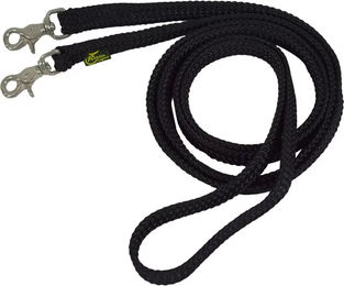 Produktbild von Geschlossene Zügel für Polytresse Pferde Ponygame flach Ronzon Legend