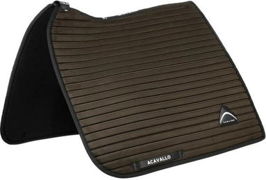 Produktbild von Gestreift Sattelunterlage aus Wildleder für Pferde Acavallo