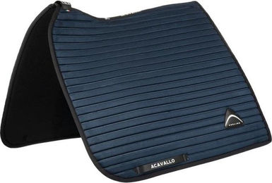 Produktbild von Gestreift Sattelunterlage aus Wildleder für Pferde Acavallo