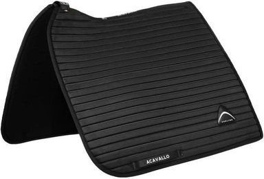 Produktbild von Gestreift Sattelunterlage aus Wildleder für Pferde Acavallo