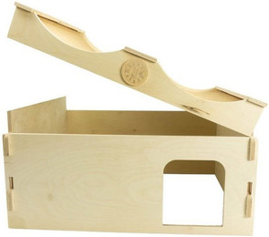 Produktbild von Getzoo Kaninchenhaus Daisy mit austauschbarem Korkdach