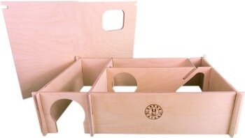 Produktbild von Getzoo Wohnlabyrinth Zany Naturholz-Labyrinth für Kleinnager