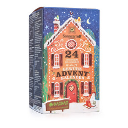Produktbild von Gewürz Adventkalender Bio 24 Bio-Gewürze - 118 g