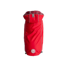 Produktbild von GF Pet Hunde-Regenmantel Elasto-Passform wendbar rot Karomuster XS - 1 Stk.