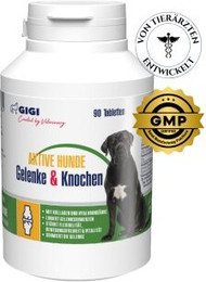 Produktbild von GIGI VET Aktive Hunde Gelenke & Knochen - 90 x 216 g
