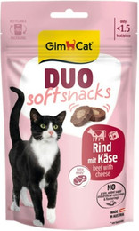 Produktbild von GimCat 50g Duo Soft Katzensnack 12 x 50 Gramm Rind