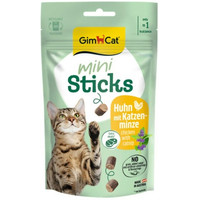 Produktbild von GimCat 50g Mini Sticks Katzensnack 12 x 50 Gramm Huhn