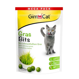 Produktbild von GimCat GrasBits Katzensnack mit echtem Gras - 425 g