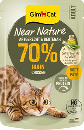 Produktbild von GimCat Near Nature Nassfutter Huhn - 16 x 85 g