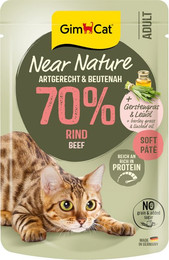 Produktbild von GimCat Near Nature Rind Nassfutter für Katzen - 16 x 85 g