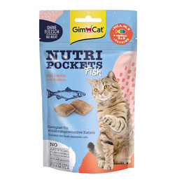 Produktbild von GimCat Nutri Pockets Fish mit Lachs - 6 x 60 g