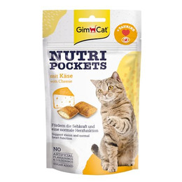 Produktbild von GimCat Nutri Pockets Käse Katzensnack - 60 g