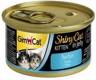 Produktbild von GimCat ShinyCat Kitten Thunfisch - 24 x 70 g