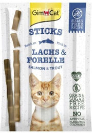 Produktbild von GIMCAT Sticks Lachs&amp;Forelle 4 Stk. Sticks mit Lachs und Forelle
