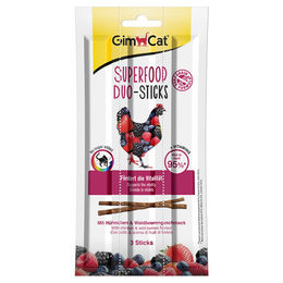 GimCat Superfood Duo-Sticks Huhn & Beere - 72 x 15 g – Bild 1 von 6