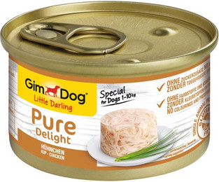 Produktbild von GimDog Little Darling Pure Delight Hühnchen 12x85g
