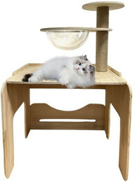 Produktbild von GLIESE POWER Katzenecktoilette Katzenbaum aus Massivholz